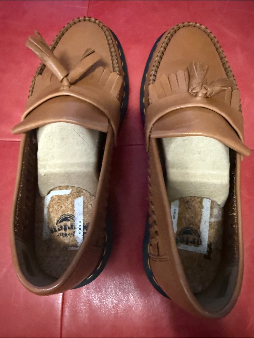 Dr. Martans ADRIAN WOVEN LEATHER TASSEL LOAFERS size 10 - Picture 3 of 8